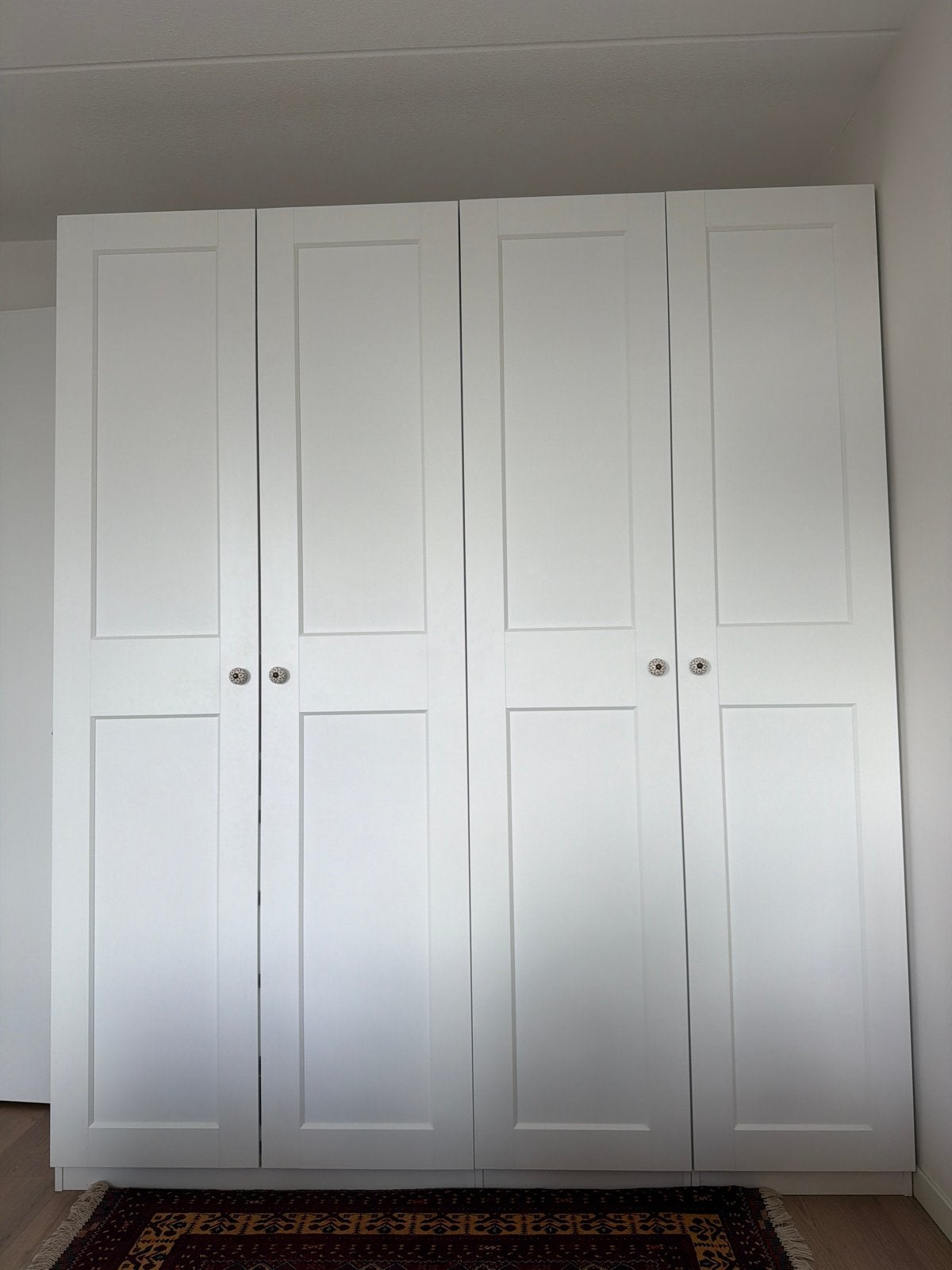 IKEA PAX kledingkast met 4 deuren - Ontwerpcode: QVP96F, Ophalen, Gebruikt, 200 cm of meer, 150 tot 200 cm