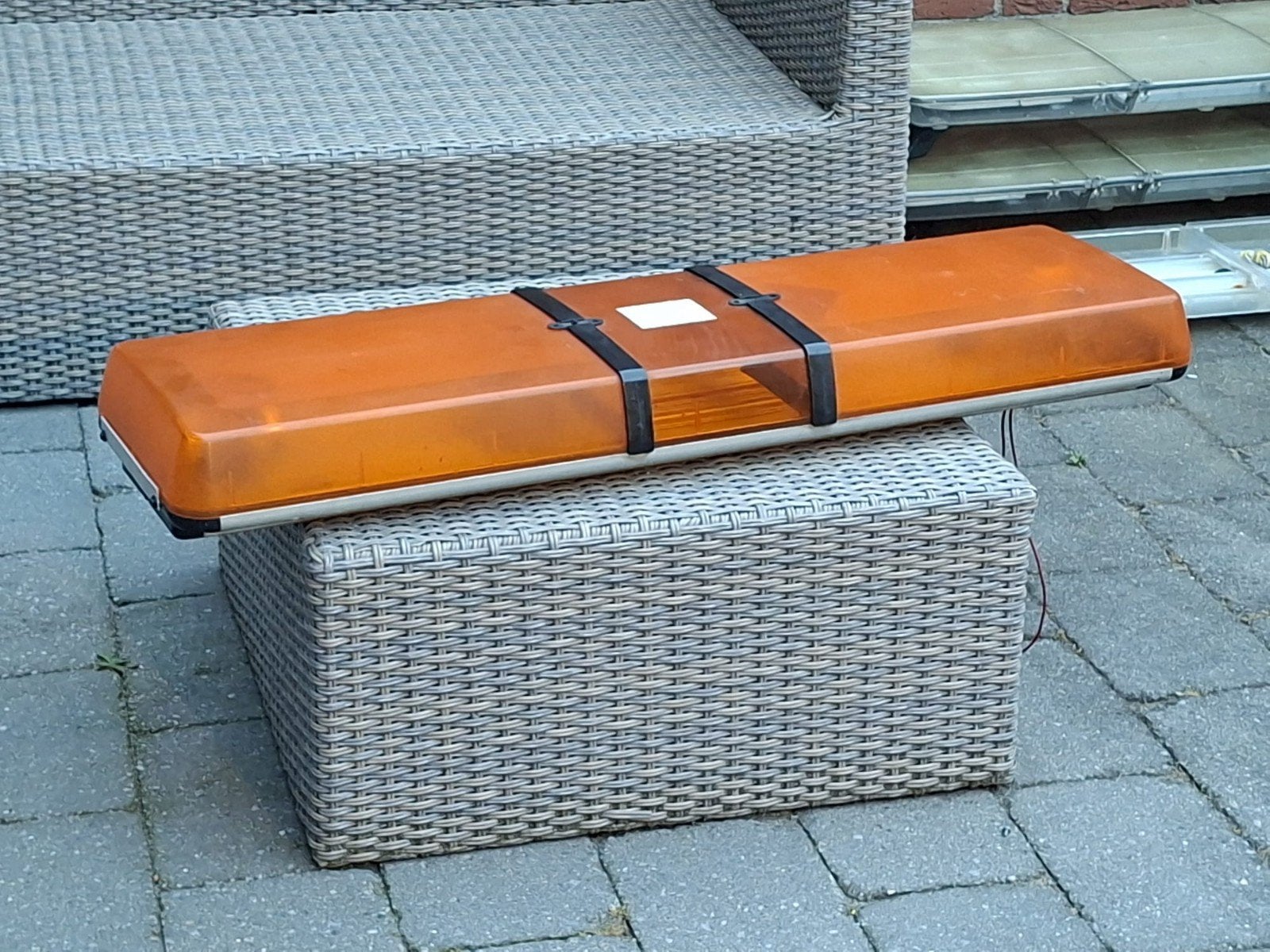 Zwaailicht oranje flitsbalk zwaailamp lichtbalk zwaaibalk, Ophalen