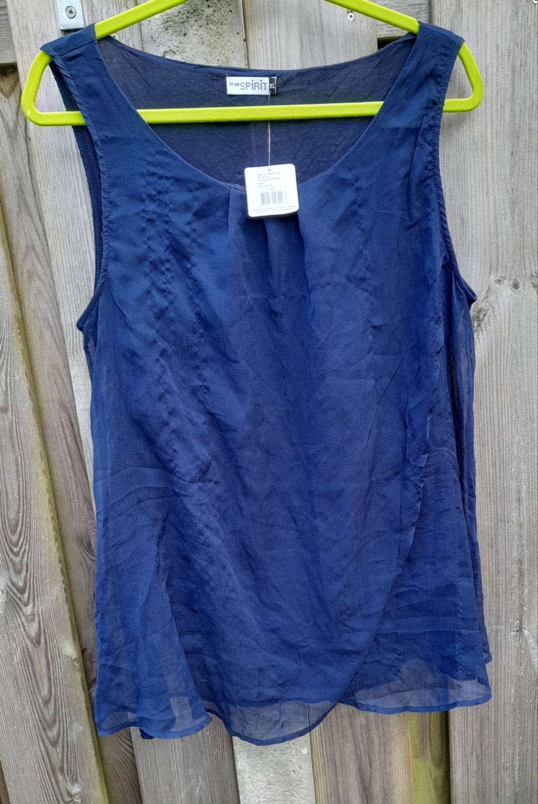 Esprit Blauwe Top Maat XL - Nieuw, Blauw, Maat 46/48 (XL) of groter, Nieuw, Ophalen of Verzenden