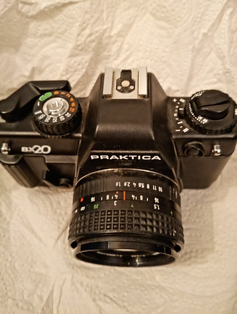 praktica foto toestel zie fotos voor beste infocamera, Audio, Tv en Foto, Ophalen of Verzenden, Gebruikt, Spiegelreflex, Overige Merken