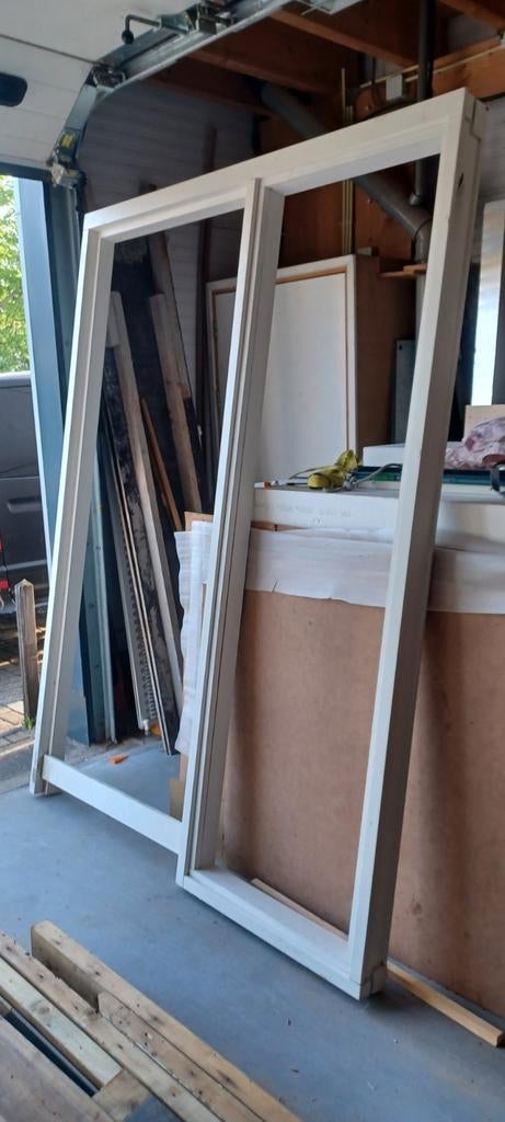 Hardhouten binnendeur kozijn, Doe-het-zelf en Verbouw, Kozijnen en Schuifpuien, 75 tot 150 cm, Deurkozijn, Nieuw, Ophalen of Verzenden