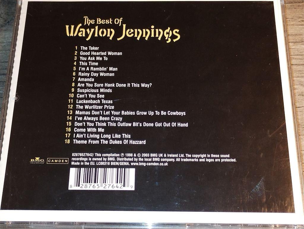 Waylon Jennings ‎- The Best Of, Ophalen of Verzenden, Zo goed als nieuw