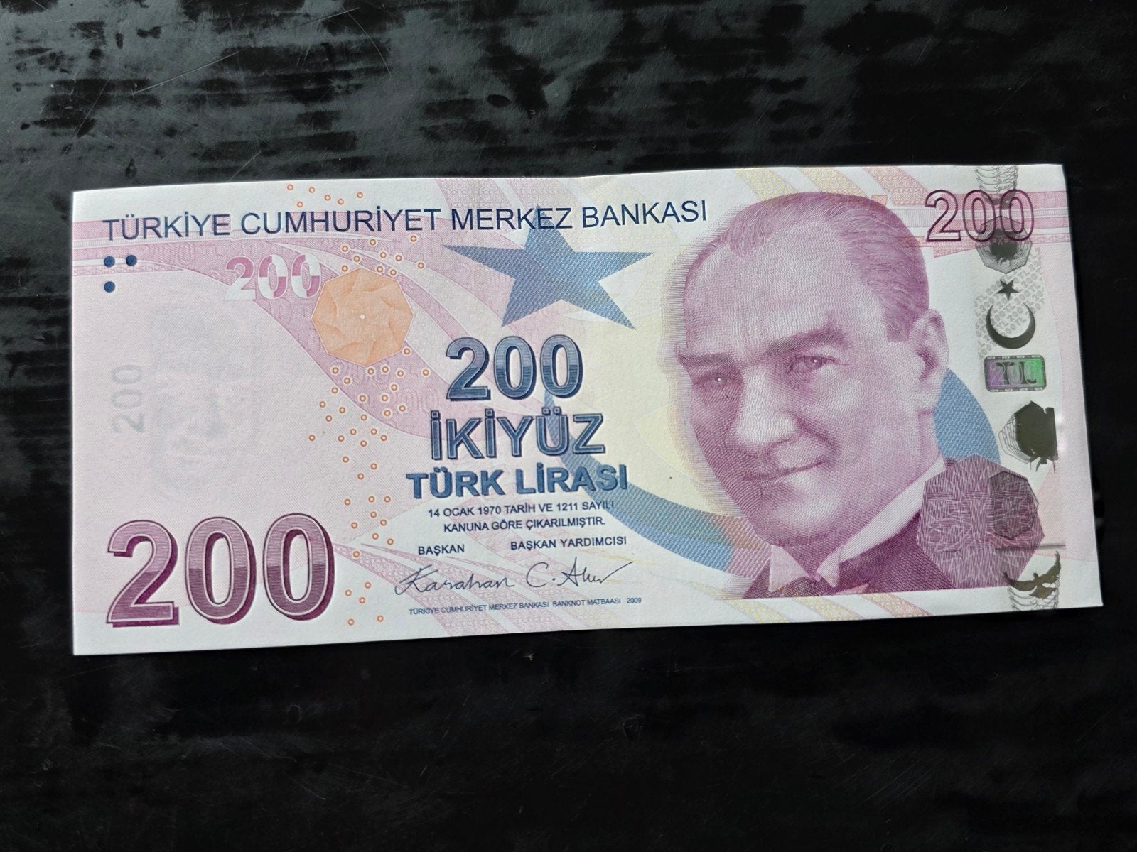 Bankbiljet 200 Lira Turkye, Postzegels en Munten, Bankbiljetten | Europa | Niet-Eurobiljetten, Ophalen of Verzenden, Overige landen