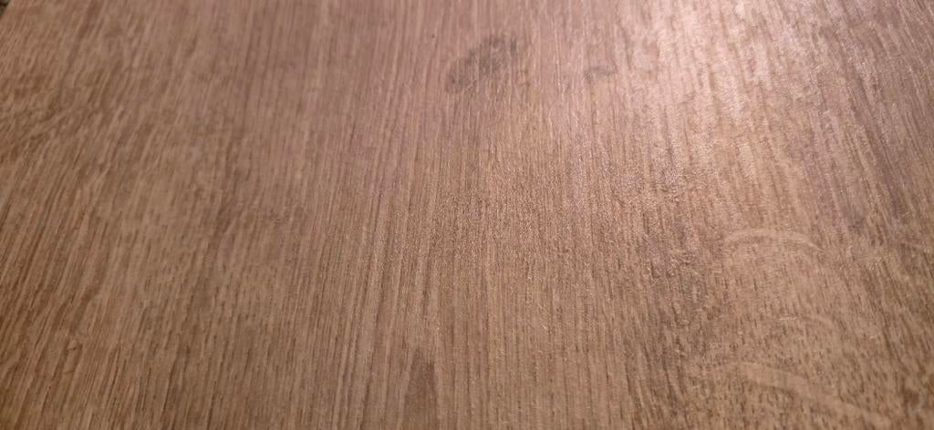 Eikenkleurige vloer met reliëf, ca. 20m², Huis en Inrichting, Stoffering | Vloerbedekking, Ophalen, Gebruikt, Bruin, 10 tot 25 m²