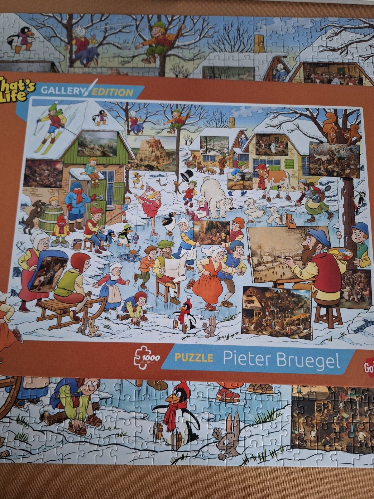 Puzzel van 1000 stukjes., Ophalen, 500 t/m 1500 stukjes, Zo goed als nieuw