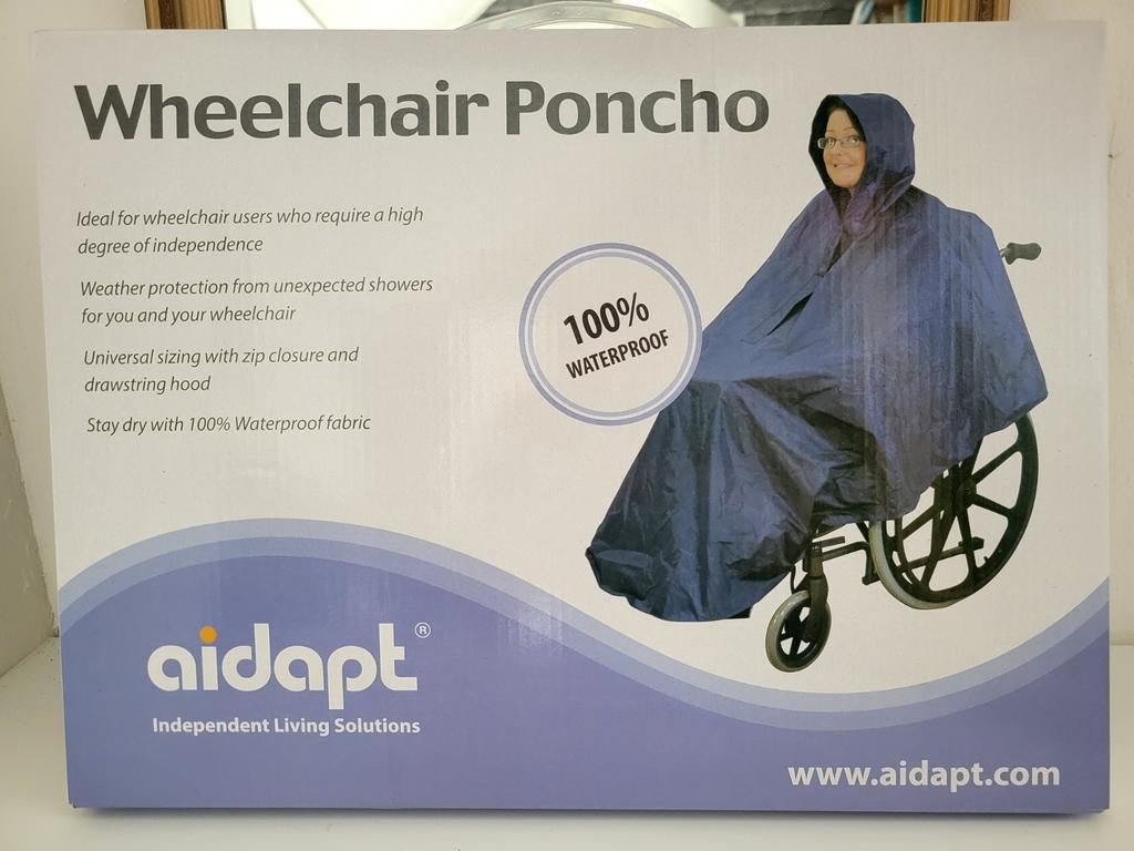 Wheelchair poncho, Verzenden, Nieuw, Duwrolstoel