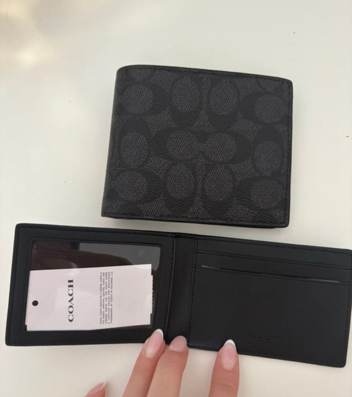 Coach portemonnee 2-in-1 - nieuw, Sieraden, Tassen en Uiterlijk, Overige merken, Zwart, Nieuw, Ophalen of Verzenden