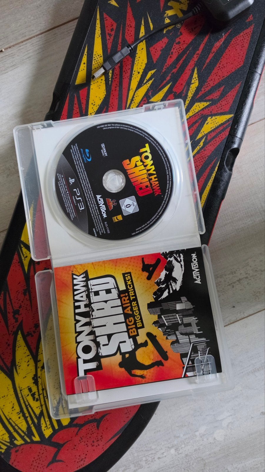 Tony Hawk's Shred PS3 met skateboard controller, 1 speler, Ophalen of Verzenden, Gebruikt, Avontuur en Actie