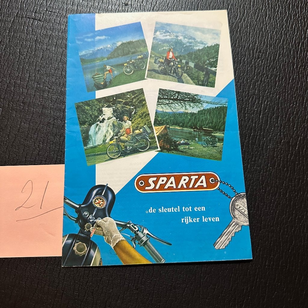 #21) SPARTA 1961 Bromfietsen, Verzenden, Gelezen, Folder