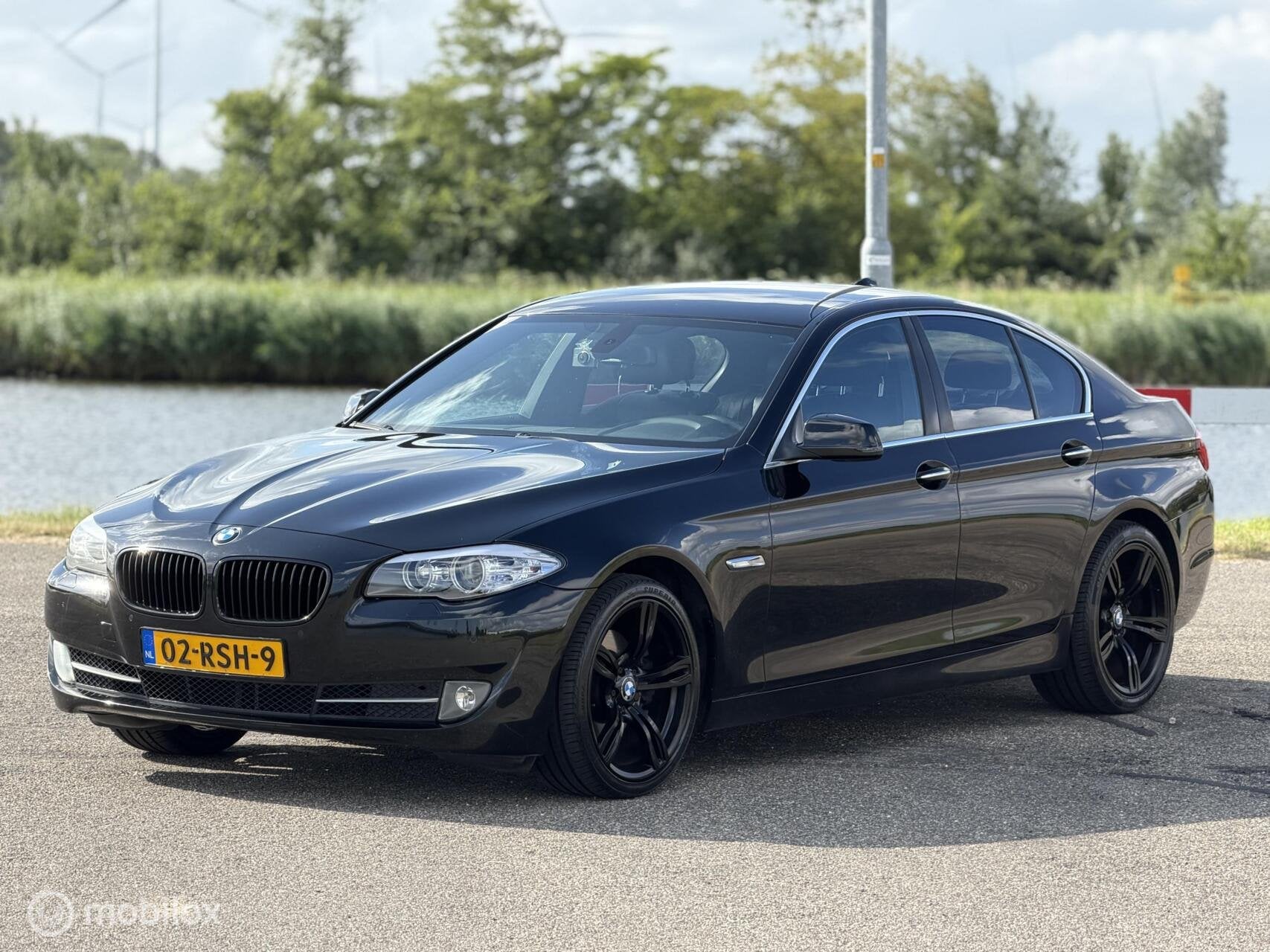 BMW 5-serie 520d High Executive, Auto's, Euro 5, Achterwielaandrijving, 4 cilinders, Zwart