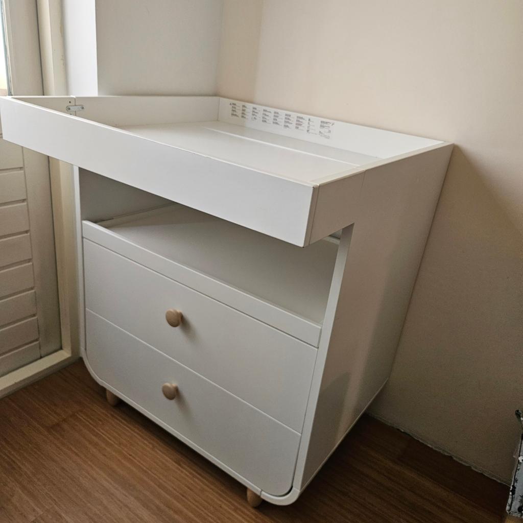 IKEA Myllra Commode - Wit met Lades, Kinderen en Baby's, Kinderkamer | Commodes en Kasten, Ophalen, 50 tot 70 cm, Zo goed als nieuw