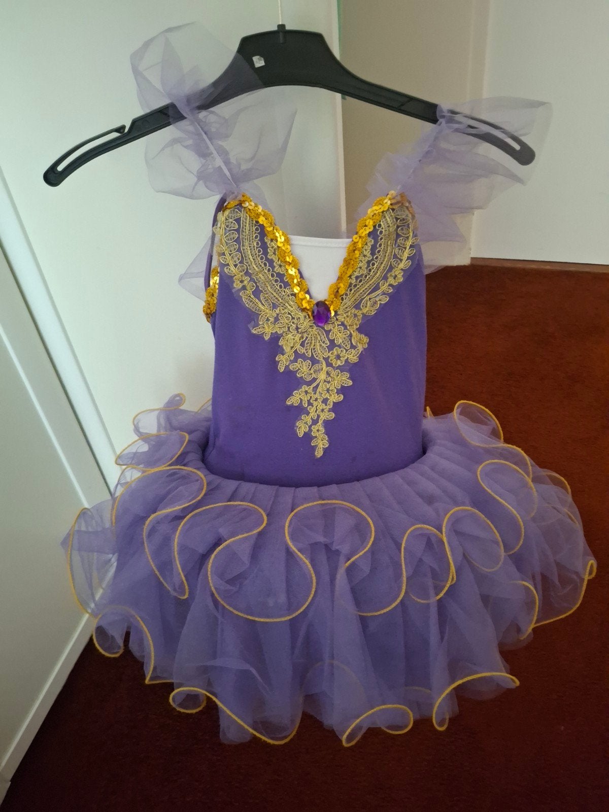 dans/ballet jurk met hoepel, Kinderen en Baby's, Ophalen of Verzenden, Zo goed als nieuw, 134 t/m 140, Meisje
