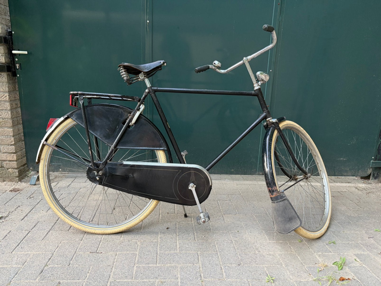 Batavus heren fiets 61cm uit de jaren 50?, 59 cm of meer, Ophalen, Terugtraprem