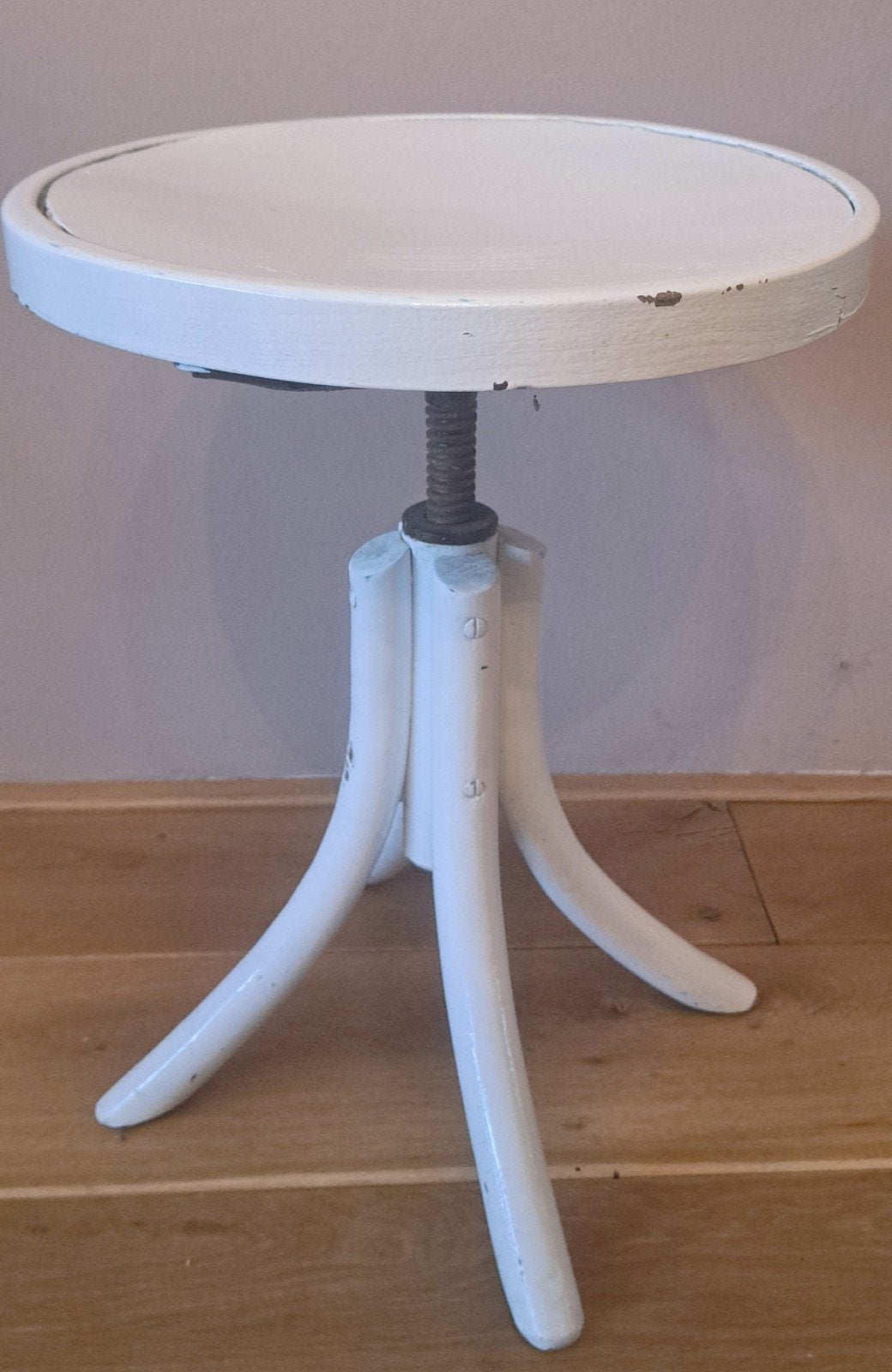 Vintage pianokruk, wit, Ophalen of Verzenden