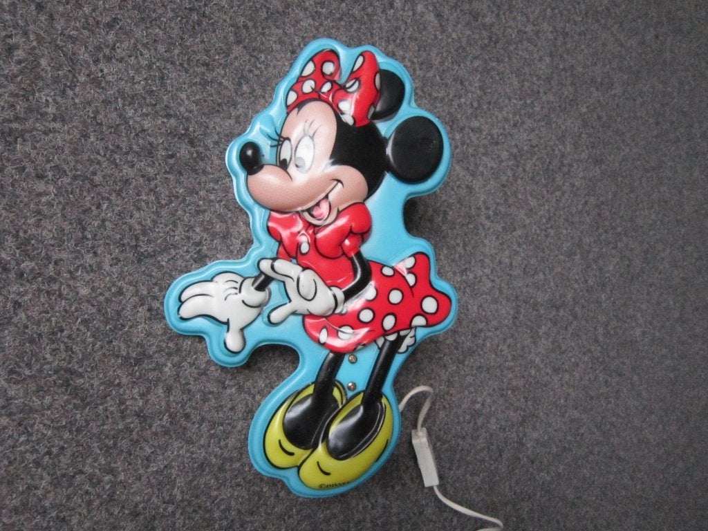 DISNEY MINNI MOUSE WANDLAMP, Ophalen, Zo goed als nieuw, Overige typen