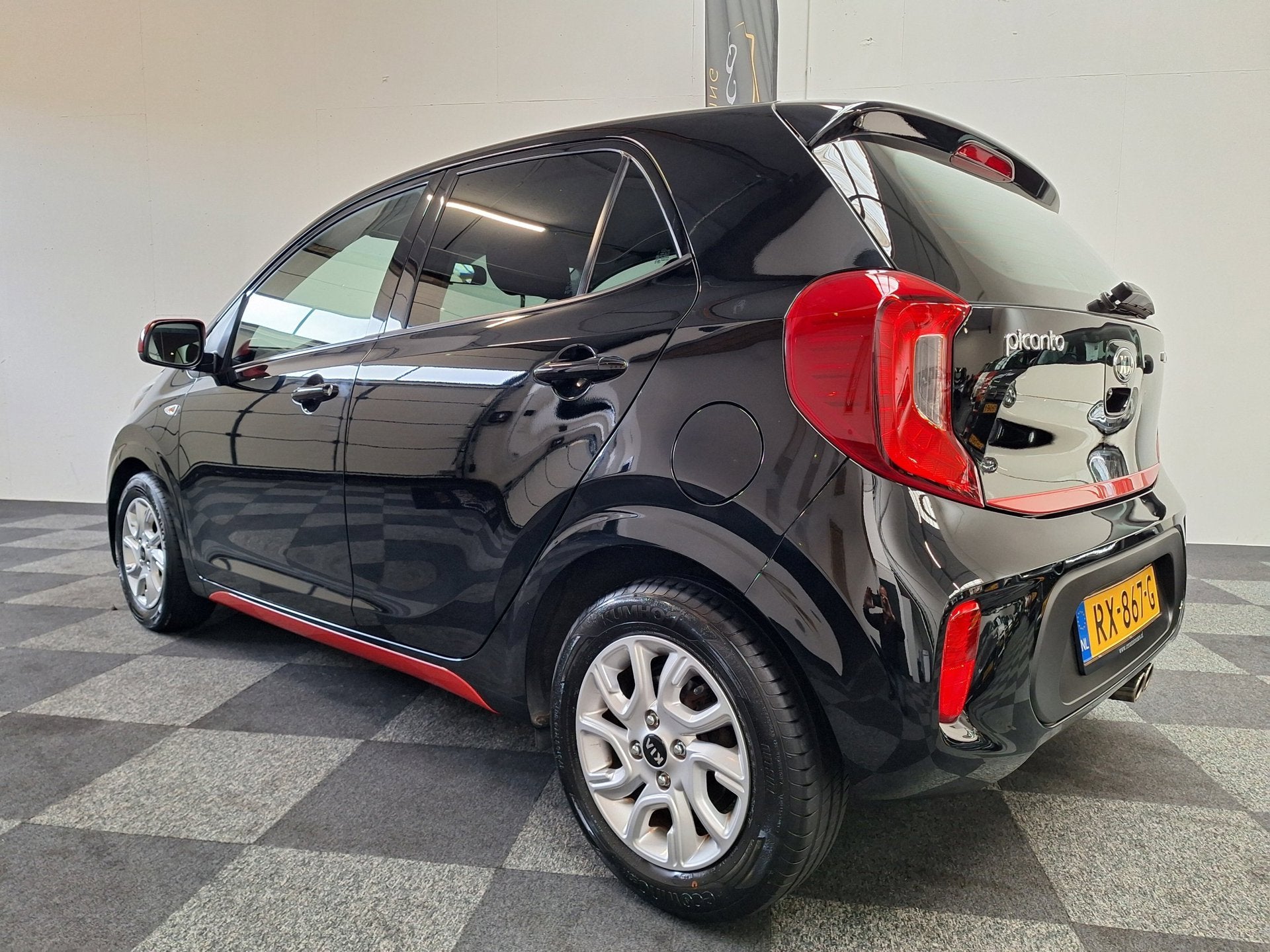 Kia Picanto ComfortPlusLine Navigator Sport. 55.000 km NAP., Auto's, Voorwielaandrijving, Dealer onderhouden, Stof, Gebruikt