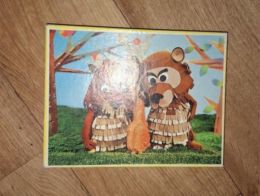 Vintage J. van Brunschot N.V. Amsterdam. De Fabeltjeskrant., Ophalen of Verzenden, 10 tot 50 stukjes, Gebruikt, 4 tot 6 jaar