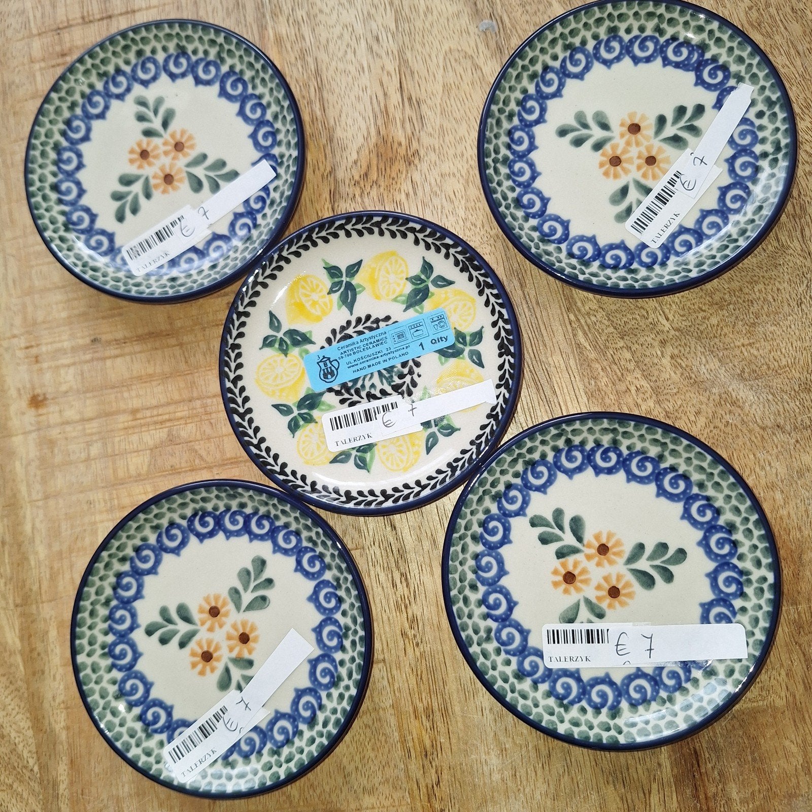 Bonbons bordjes Bunzlau Castle Pools keramiek-nieuw, Overige merken, Keramiek, Nieuw, Ophalen of Verzenden
