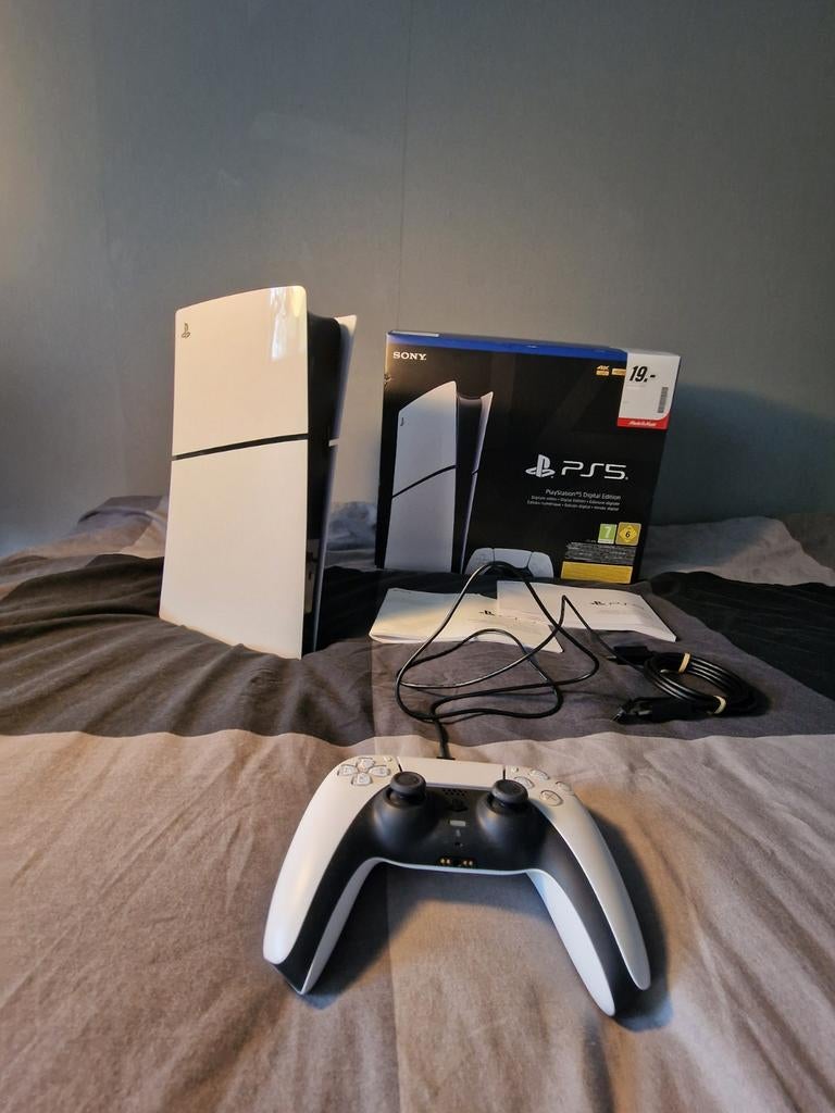 Ps5 Digital edition met garantie, Ophalen, Zo goed als nieuw, Playstation 5 Digital