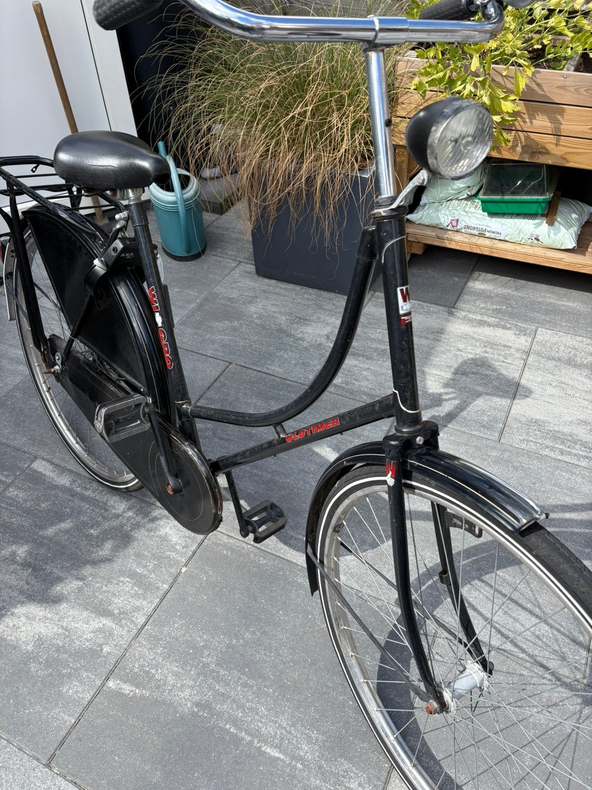 Te koop oma  fiets zie foto’s, 53 tot 56 cm, Ophalen, Gebruikt, Terugtraprem