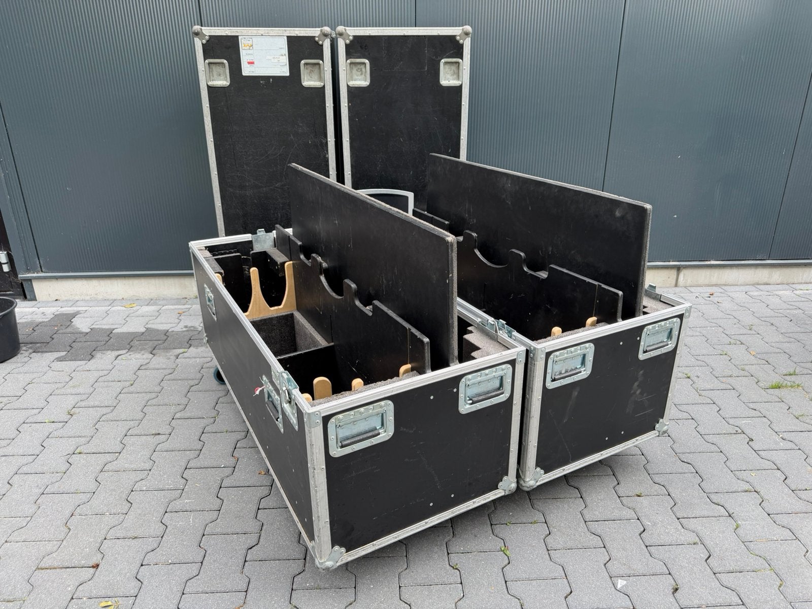 5x 55” LCD TV flightcase, Ophalen, Zo goed als nieuw, Overige instrumenten, Flightcase