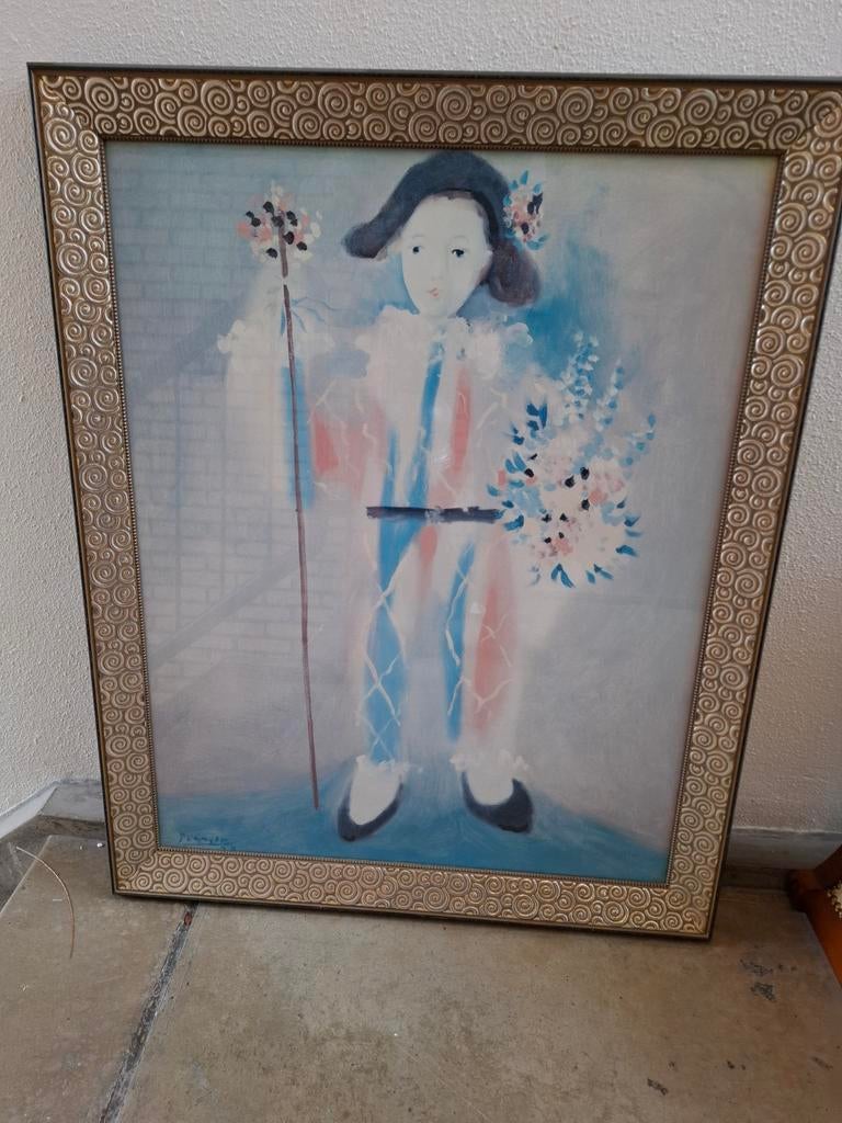 Pablo Picasso - Le petit pierrot aux fleurs (1923), Antiek en Kunst, Kunst | Schilderijen | Klassiek, Ophalen of Verzenden