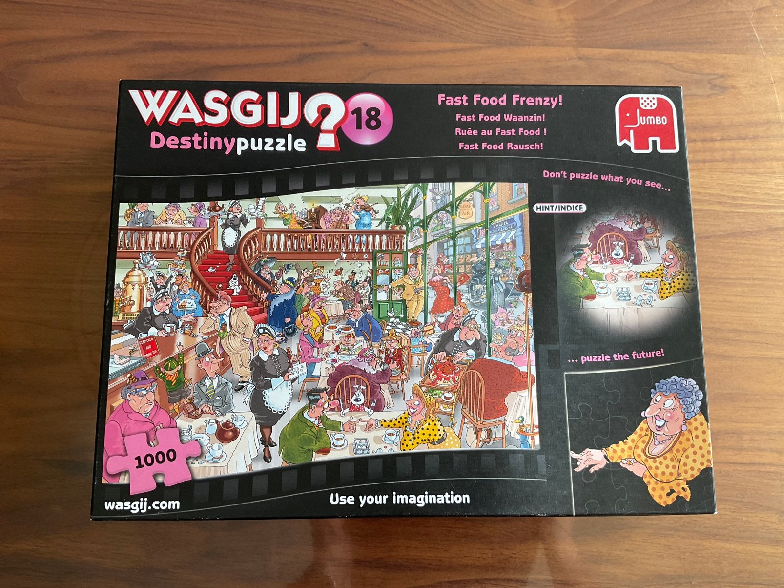 Jumbo Wasgij Destiny puzzel 18, Ophalen of Verzenden, 500 t/m 1500 stukjes, Zo goed als nieuw