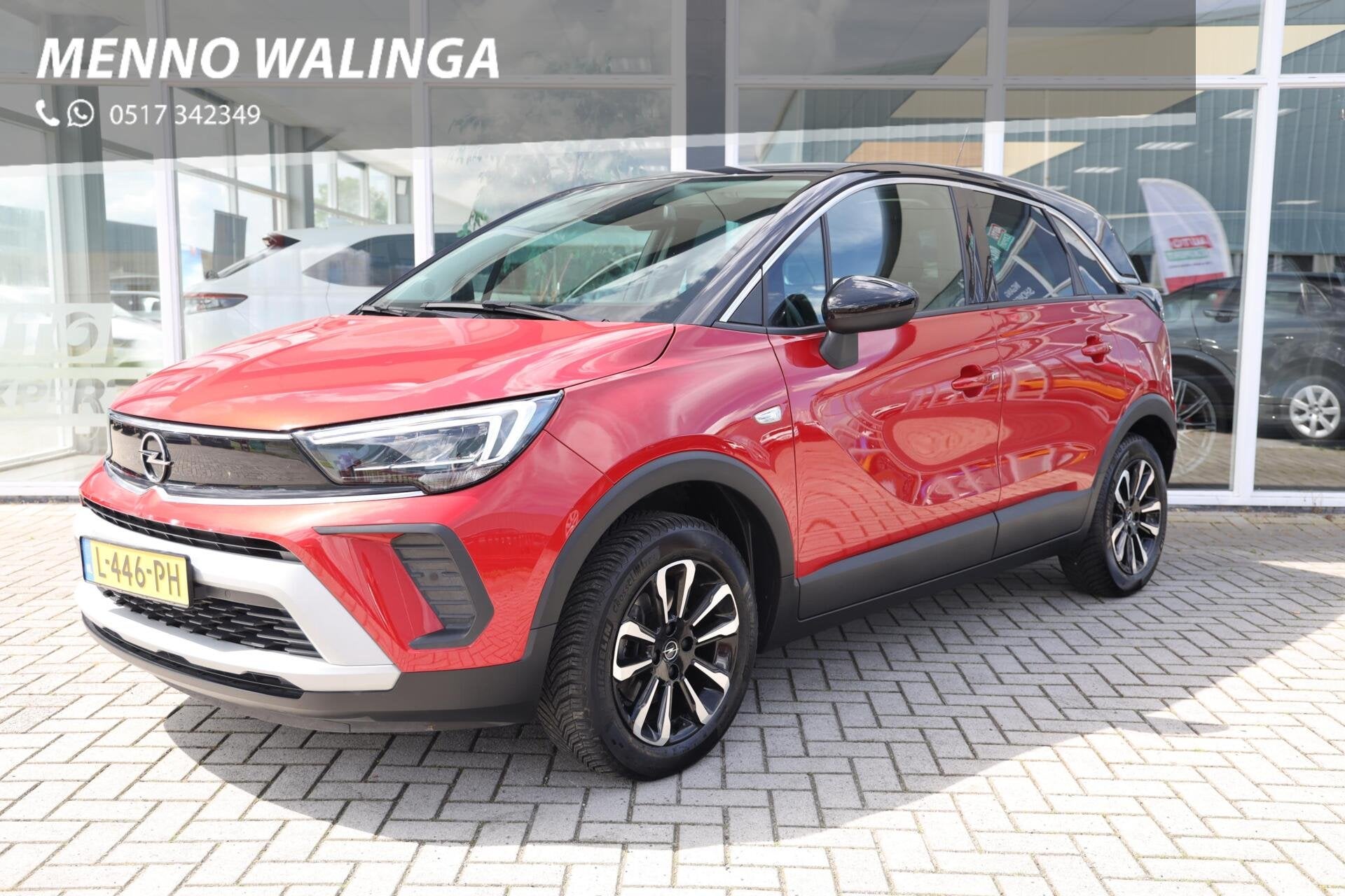 Opel Crossland 1.2 Turbo GS Line|Camera|Navi|Cruise control|, Auto's, Voorwielaandrijving, Gebruikt, Euro 6, 1199 cc