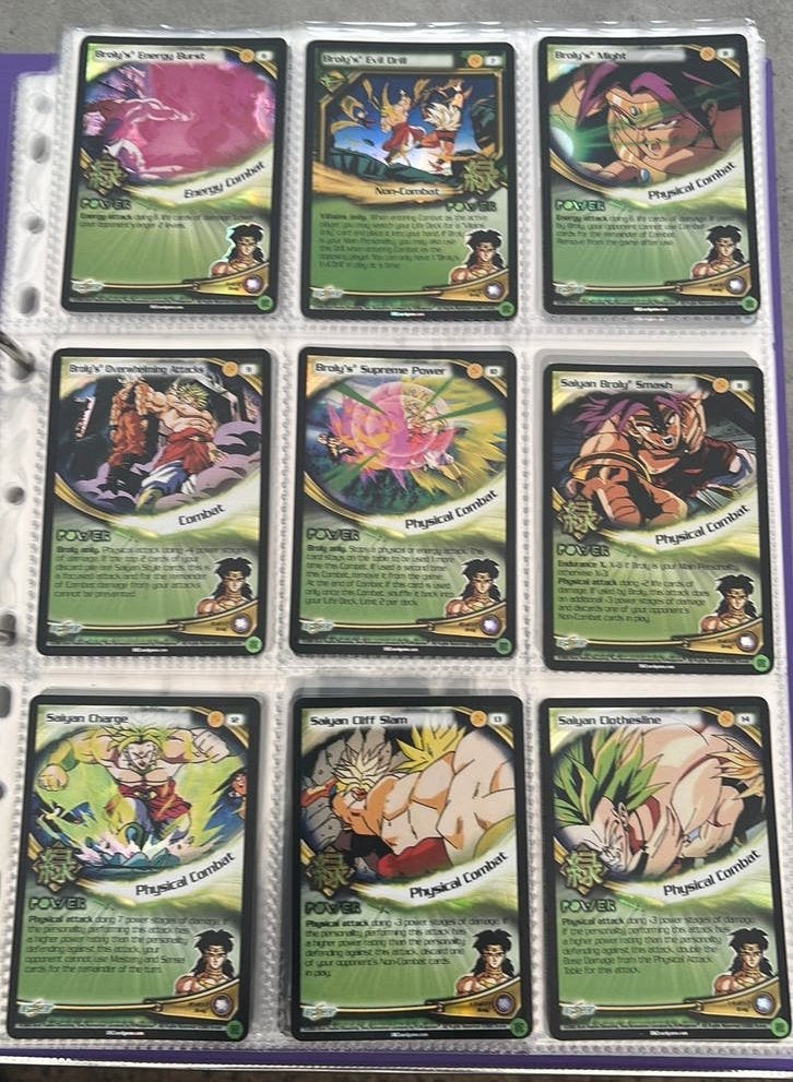 DBZ CCG Subset Broly Movie 8. Nr 6 t/m 35, Ophalen of Verzenden, Zo goed als nieuw