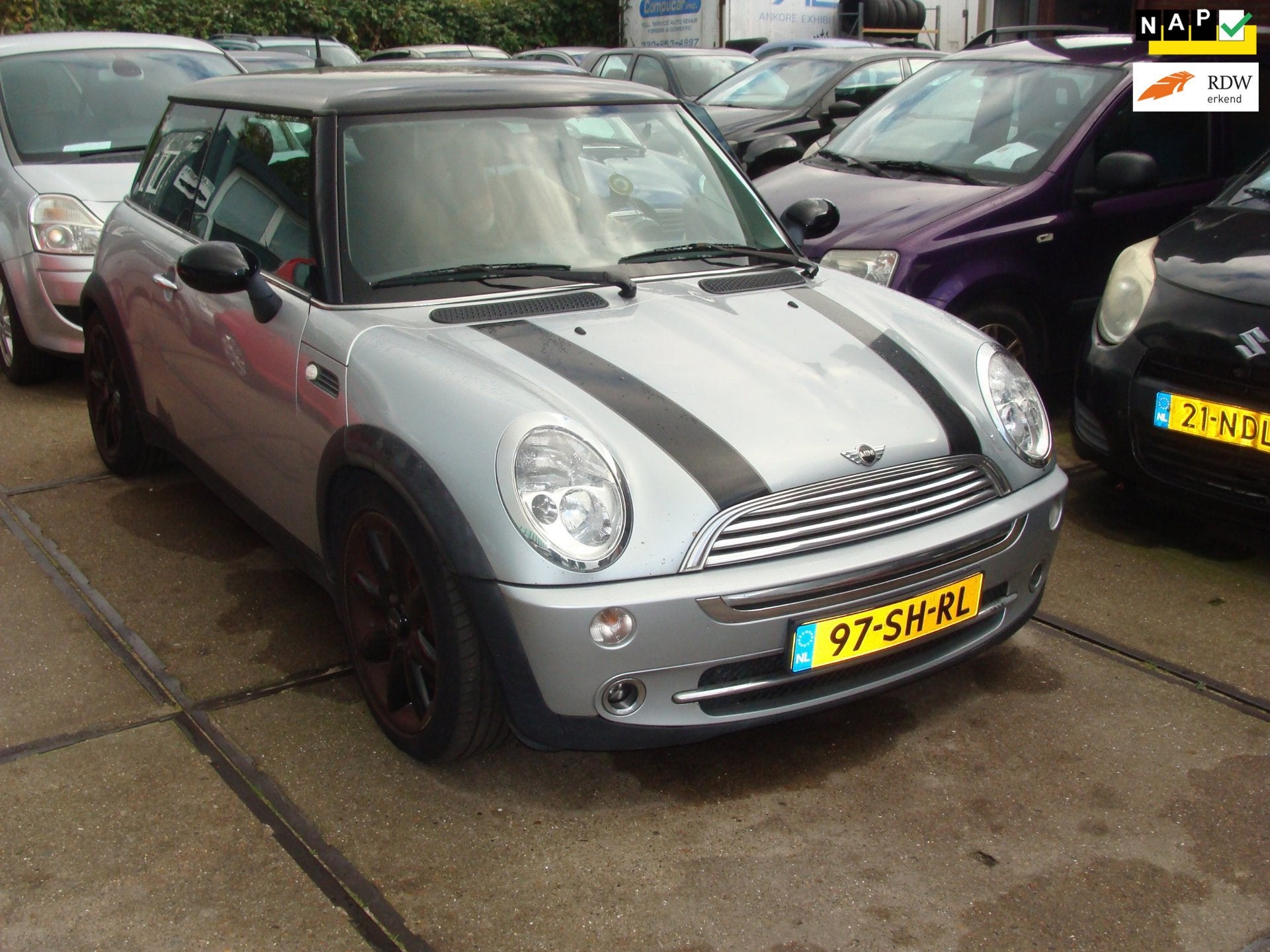 Mini 3-Deurs 1.6 Cooper Pepper st bekr airco elek pak nap ap, Voorwielaandrijving, Gebruikt, Elektrische ramen, 4 cilinders