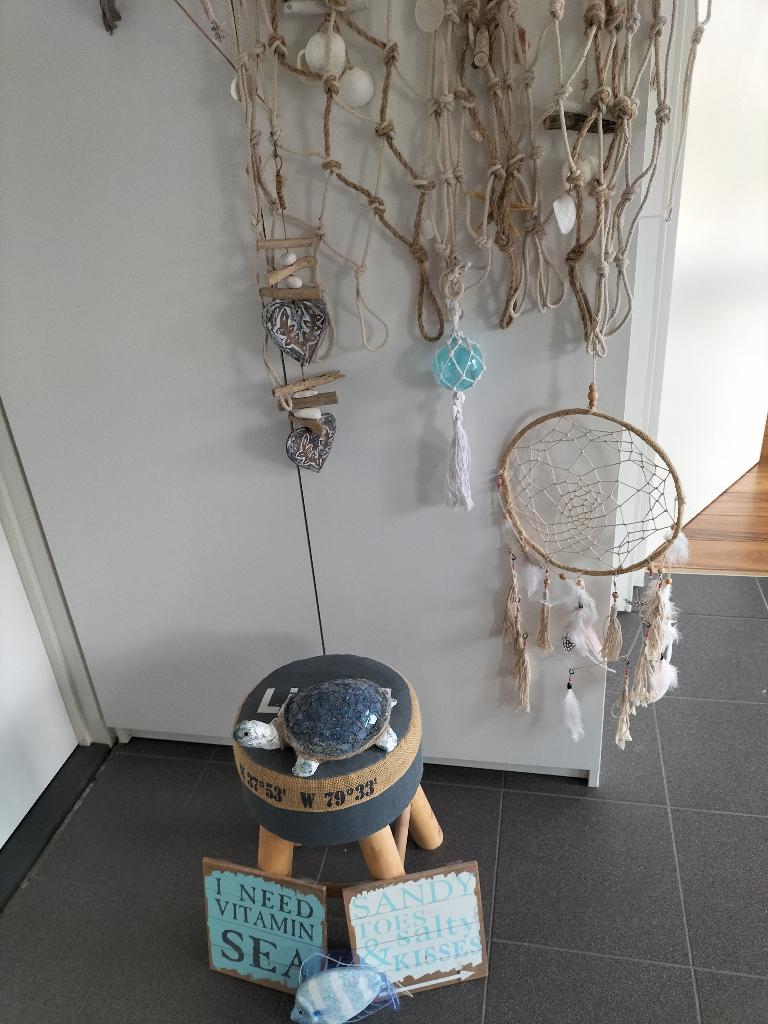 Diverse accessoires strandsfeer, alleen compleet te koop., Huis en Inrichting, Woonaccessoires | Overige, Ophalen, Meerkleurig