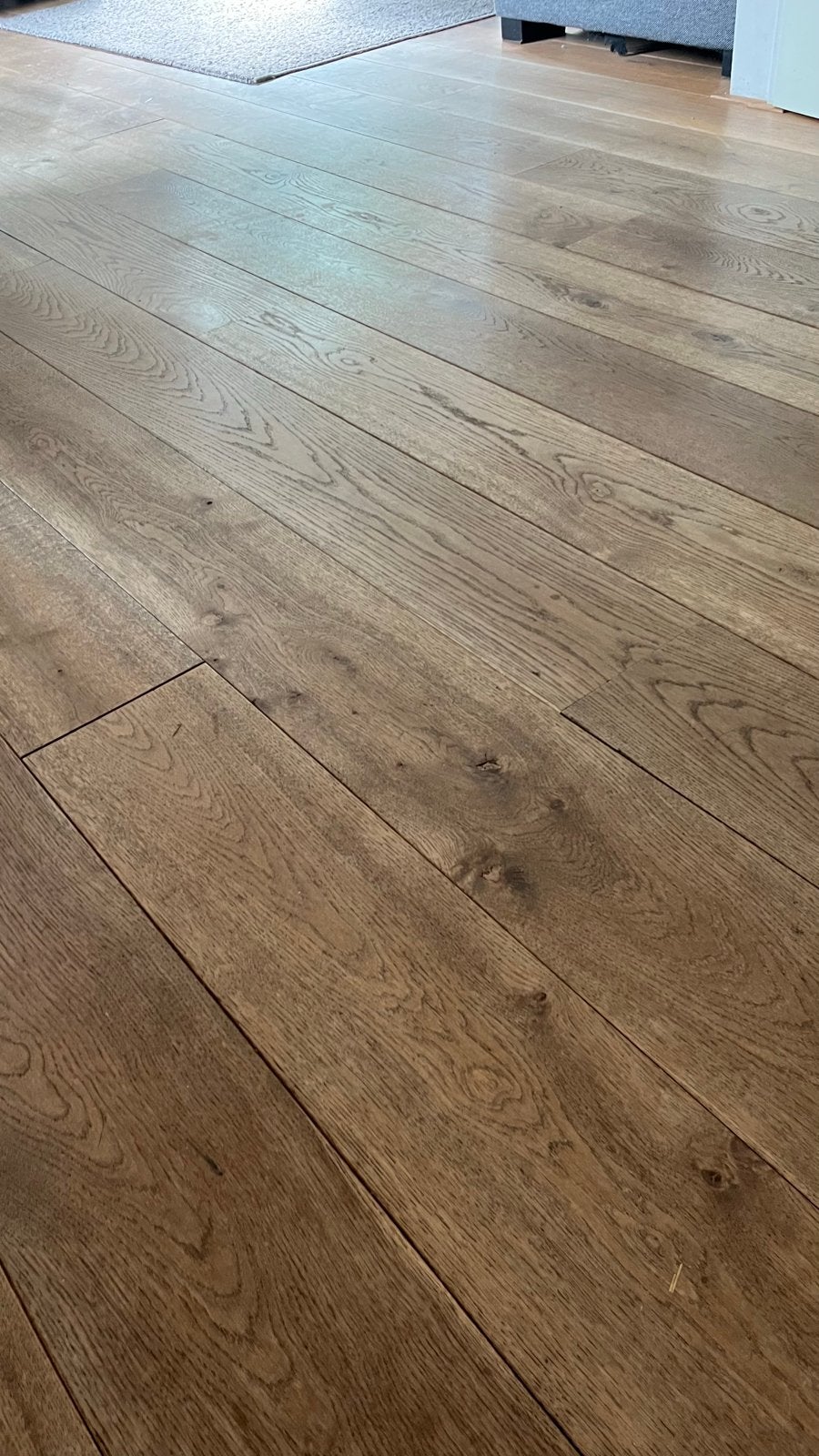 Eiken planken parketvloer - 40m2 - Zeer goede staat, Zo goed als nieuw, 10 m² of meer, 10 tot 30 cm, Hout