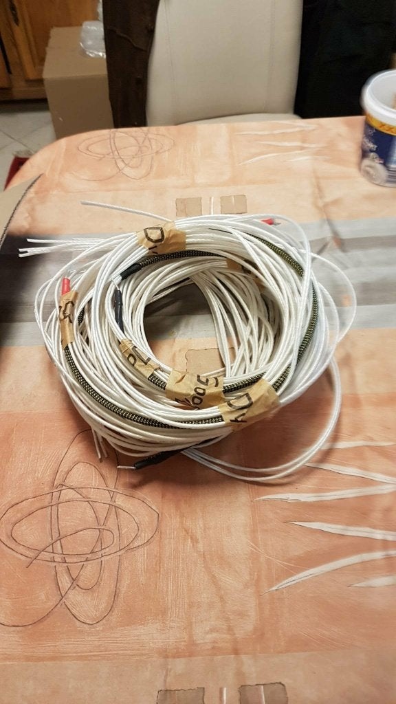 luidspeaker kabel, Ophalen of Verzenden, Gebruikt, 5 tot 10 meter, Luidsprekerkabel