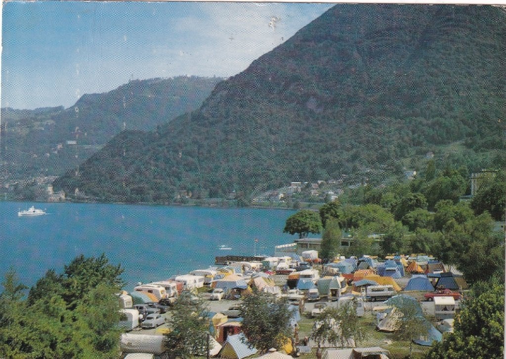 Zwitserland, camping du Leman Villeneuve, Verzenden, 1960 tot 1980, Gelopen, Overig Europa