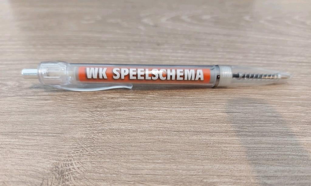 WK pen met speelschema 2006, Ophalen of Verzenden, Zo goed als nieuw, Balpen, Overige merken