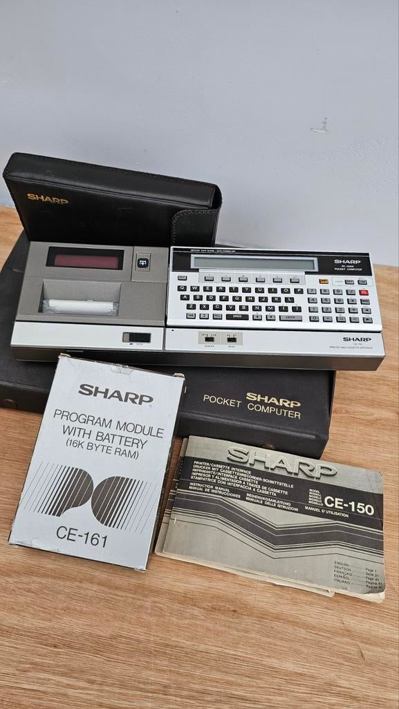 Sharp CE-150 printer + CE-161 geheugenmodule, Ophalen of Verzenden