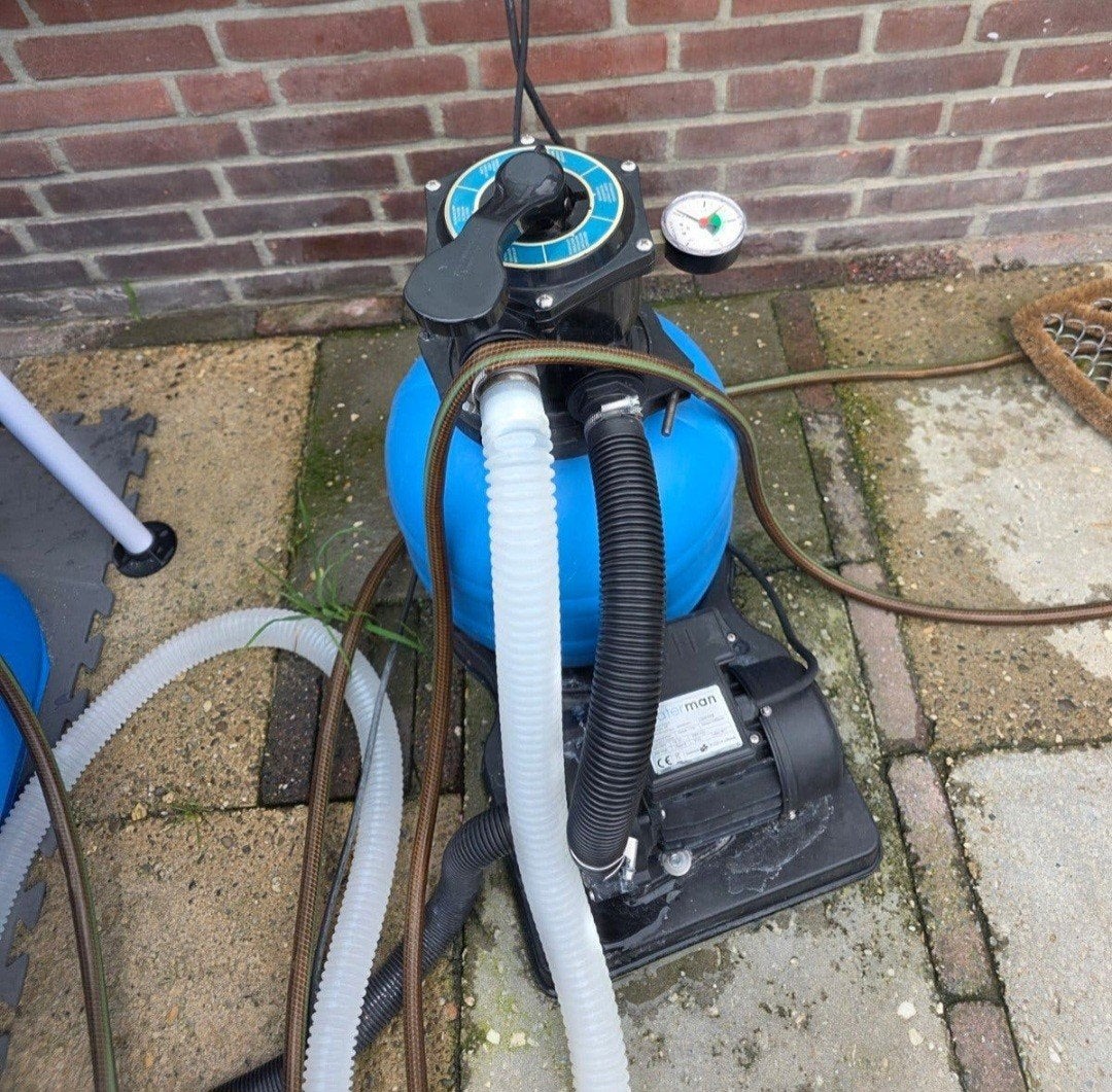 4x2 zwembad compleet, Ophalen, Gebruikt