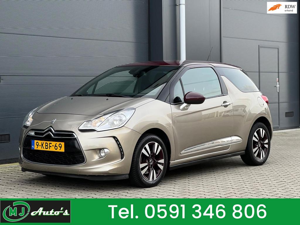 Citroen DS3 1.6 VTI So Chic| Automaat| Airco| Lmv, Euro 5, Stof, Gebruikt, 4 cilinders