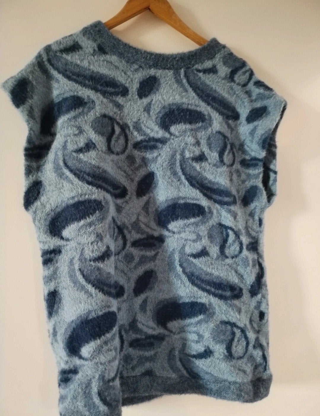 Zara zachte mouwloze top met paisley-patroon - Maat S, Ophalen of Verzenden, Zo goed als nieuw, Maat 36 (S), Blauw