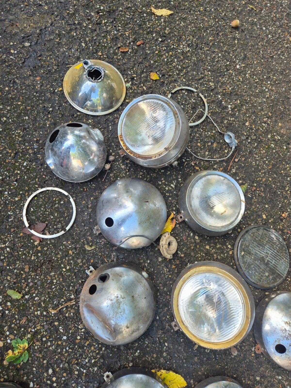 diverse chrome koplampen, Ophalen of Verzenden, Nieuw, Overige typen, Overige merken