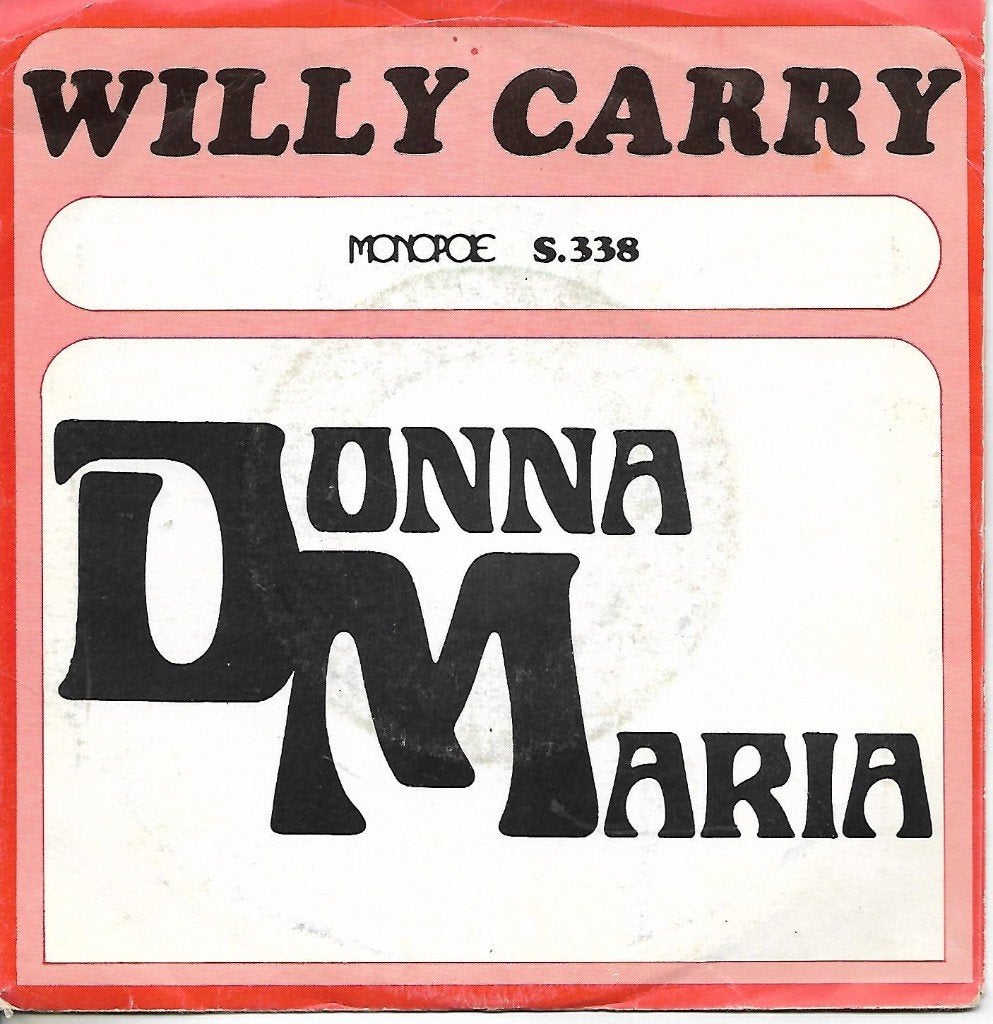 Willy Carry - Donna Maria, Verzenden, Gebruikt, 7 inch, Nederlandstalig