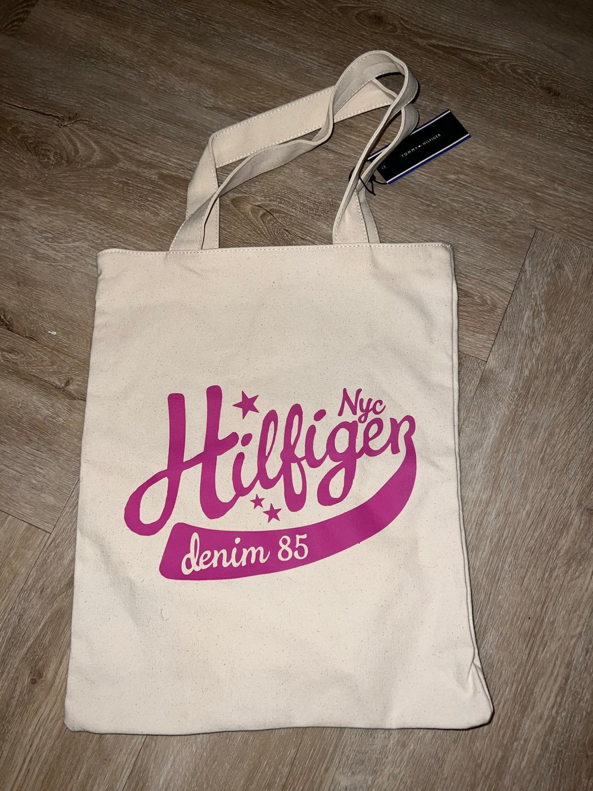 Tommy Hilfiger NYC Denim 85 Tote Bag - Nieuw, Ophalen of Verzenden, Nieuw, Beige, Shopper