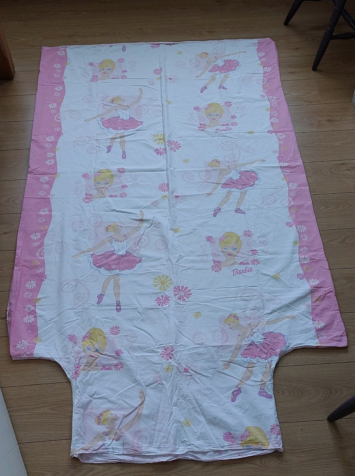 dekbedovertrek barbie ballet (klein prijsje), Meisje, Ophalen of Verzenden, Roze, Dekbedovertrek