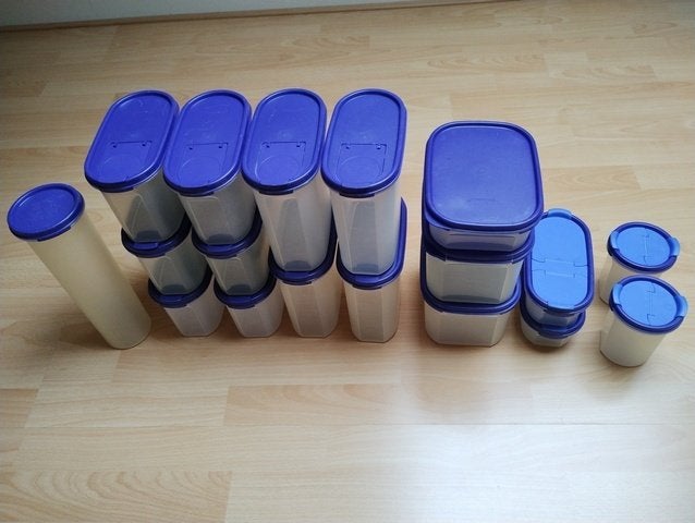 18 Tupperware ruimtespaarders, Ophalen of Verzenden, Gebruikt, Overige typen