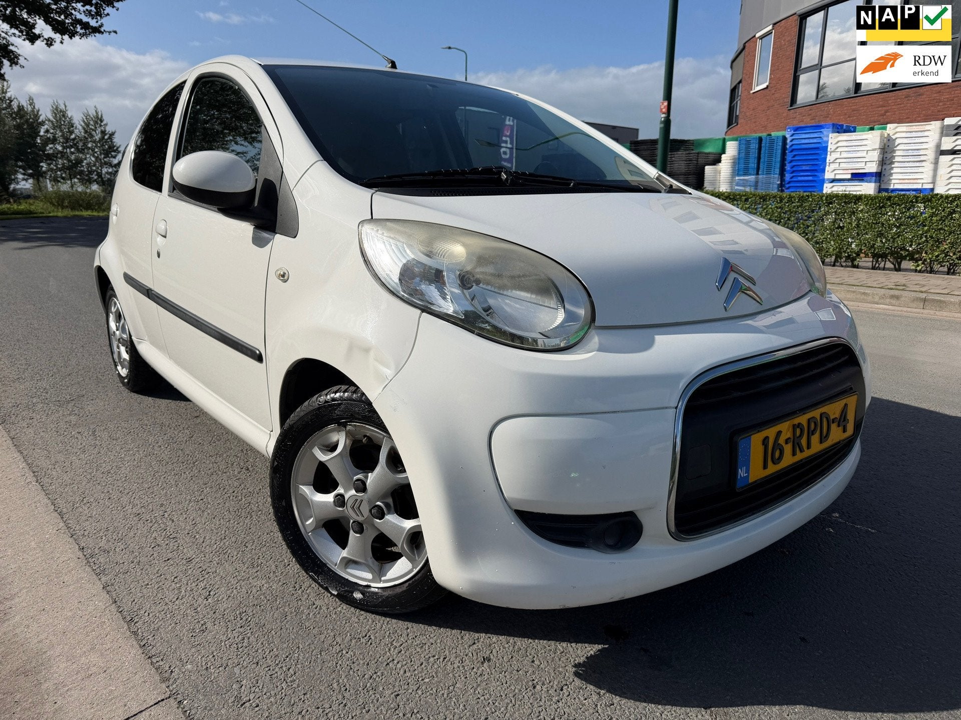 Citroen C1 1.0-12V Exclusive BJ 2011 AIRCO/5 DEURS/APK/ELEC, Auto's, Voorwielaandrijving, Euro 5, Gebruikt, Zwart