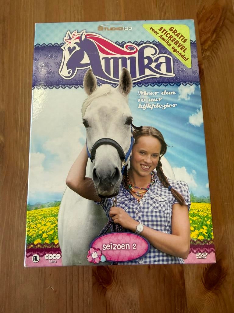 Amika box Complete seizoen 2 origineel dvd studio 100, Verzenden, Gebruikt, Boxset