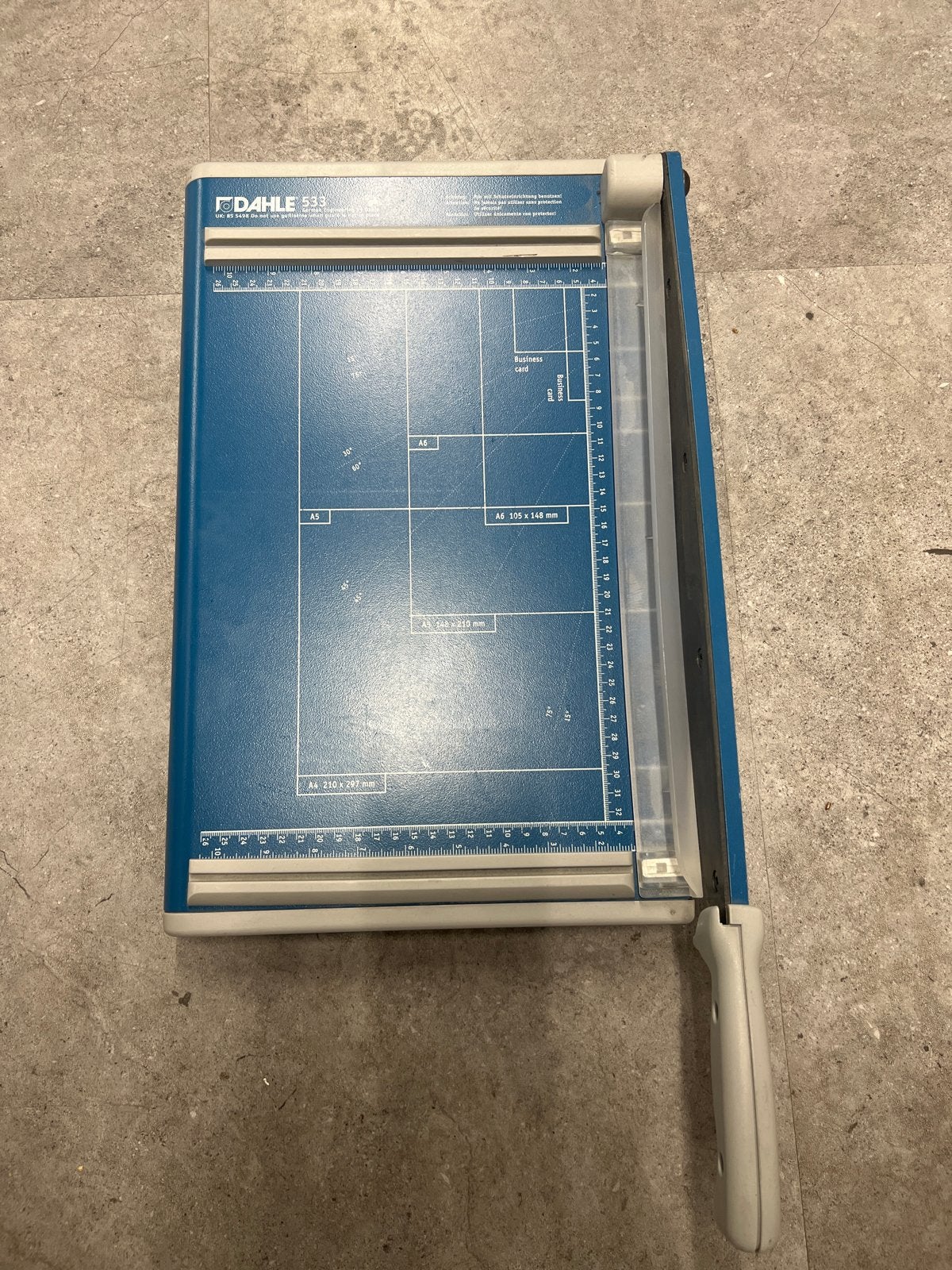 Dahle 533 Papiersnijder - Nauwkeurig en Betrouwbaar, Ophalen, Gebruikt, Overige typen