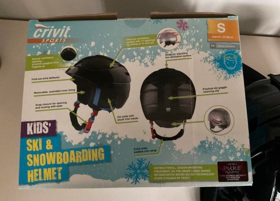 Crivit Skihelm Maat S - Zo goed als nieuw met originele doos, Overige merken, Overige typen, Ophalen of Verzenden, Zo goed als nieuw