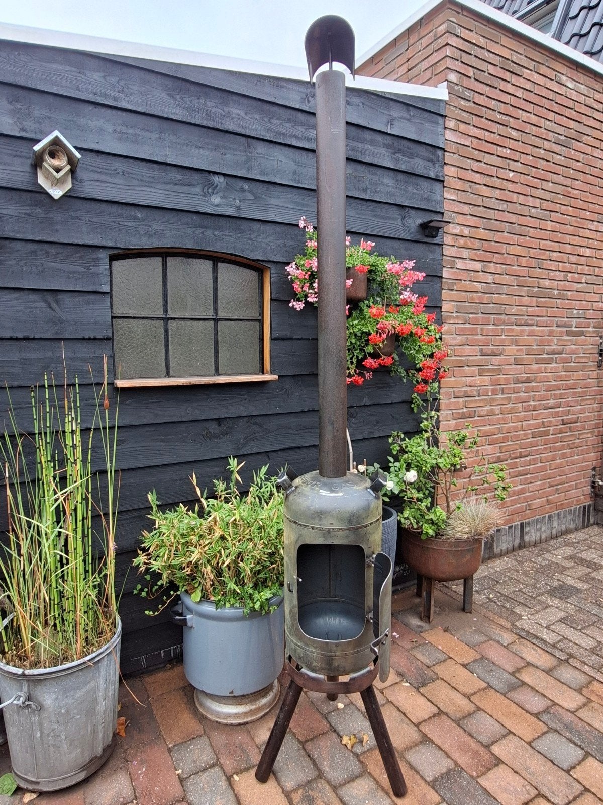 Grote Tuinkachel Tuinhaard vuurkorf Terraskachel, Tuin en Terras, Ophalen, Nieuw