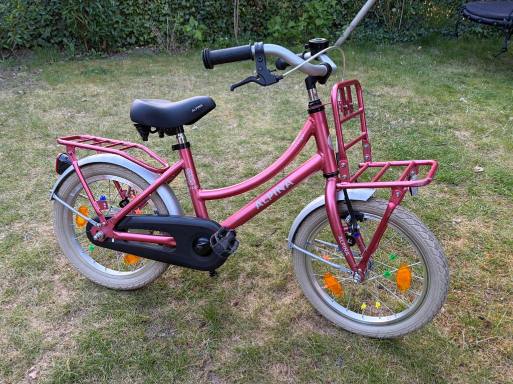 Alpina cargo meisjesfiets, Fietsen en Brommers, Ophalen of Verzenden, Zo goed als nieuw, 16 inch